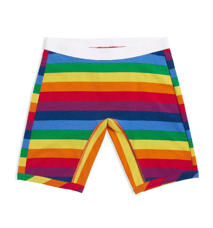 Weekend Sale: Don't Miss Out 9" Boxer Briefs - Rainbow Pride Stripes