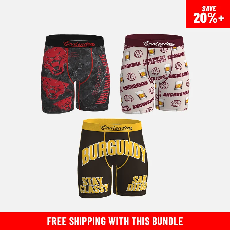 Exclusive Deal ANCHORMAN 3 PACK BRIEF