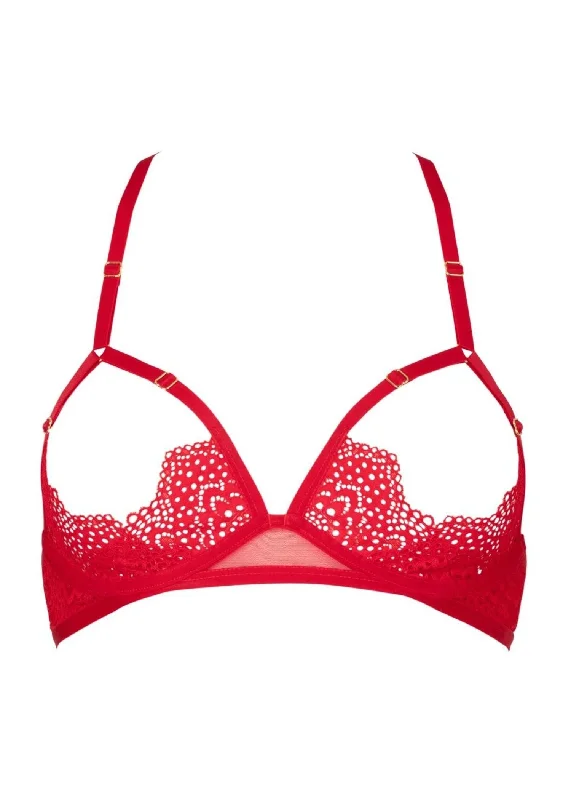 Bargain Bin Desire (Rouge) Open Bra