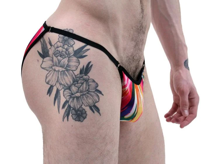 Weekend Deals That Impress Mens Brush Stroke Art String Bikini Brief Underwear by NDS Wear - BLOWOUT SALE! Weekend Deals That Impress Mens Brush Stroke Art String Bikini Brief Underwear by NDS Wear - BLOWOUT SALE!