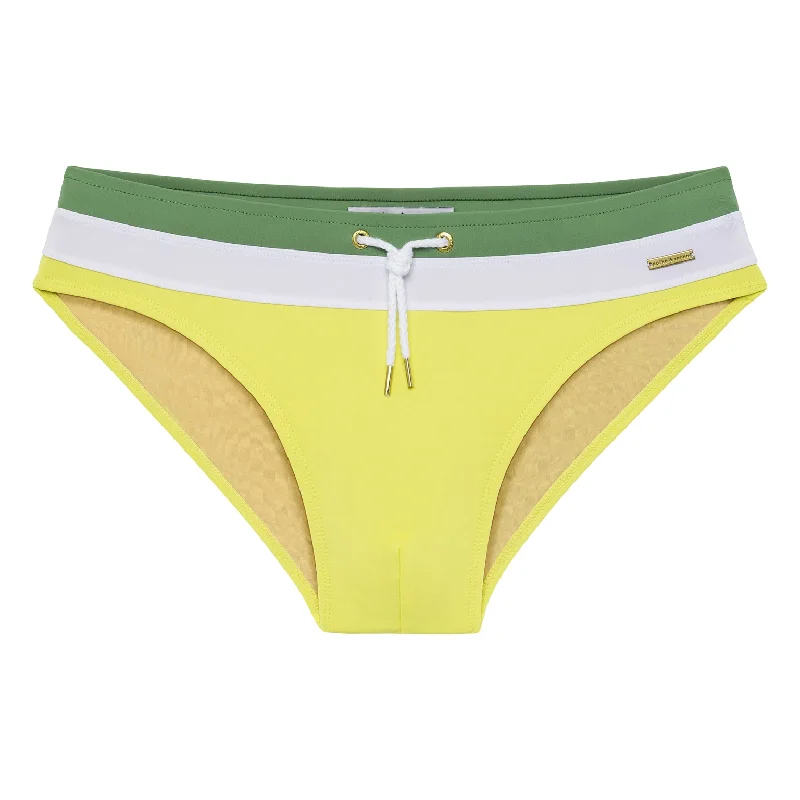 Weekend Price Cuts Galore Canary Colorblock Meridian Bikini