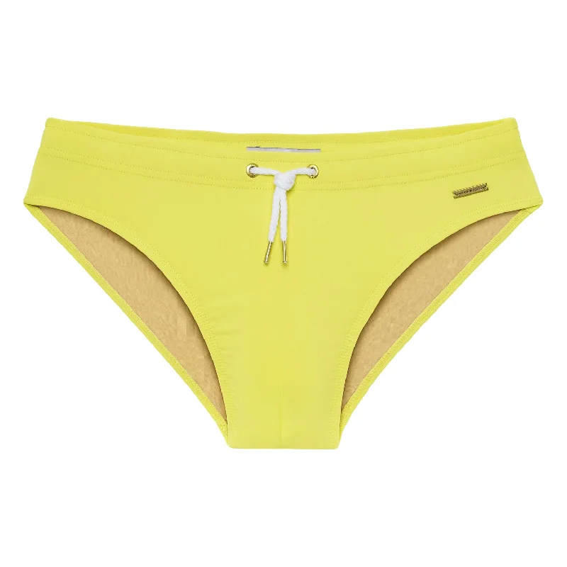 Discount Mania Canary Solid Meridian Bikini