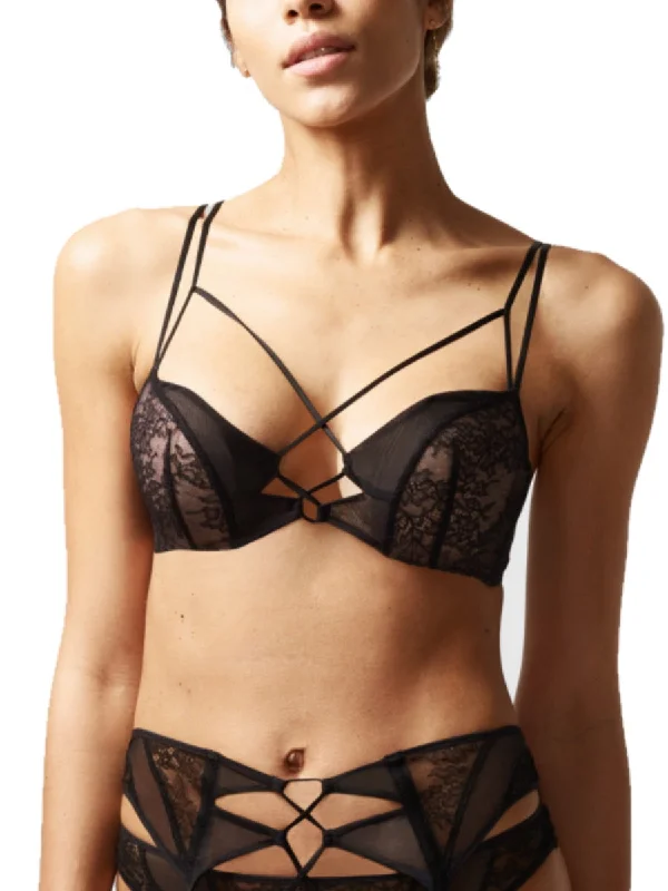 Price Cut Mystery Push Up Foam Bra - Black