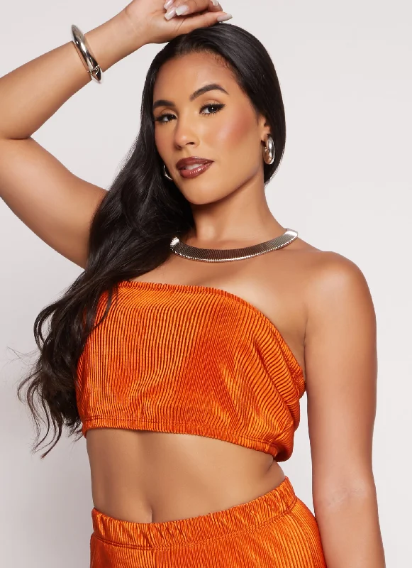 Limited Edition Plisse Tube Top