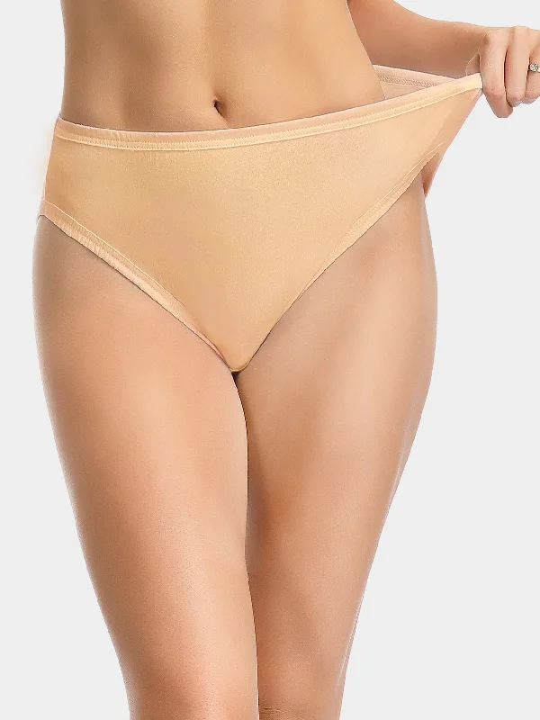 Deal of the Day Cotton High-Cut Brief Plus Size Underwear Nude