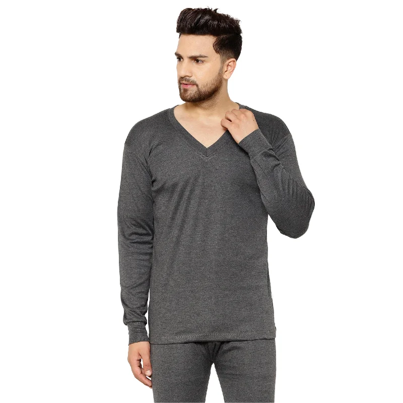 Weekend Discounts to Enjoy Vimal Jonney Black Thermal Top For Men's