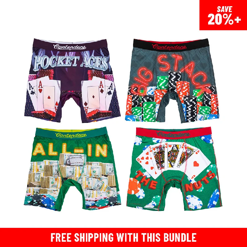 Year-End Sale DANIEL NEGREANU POKER 4 PACK BRIEF