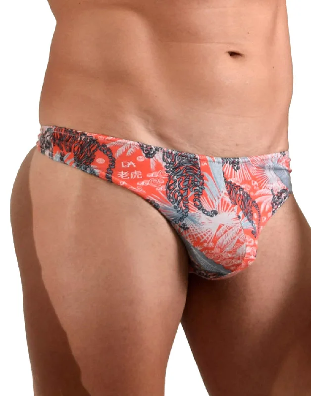 Weekend Discounts You Deserve Doreanse Tiger Stripes Print Thong 1400