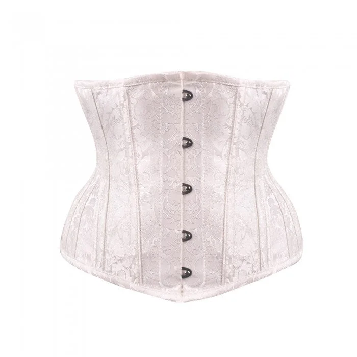 Deep Savings Elias Ivory Brocade Bridal Underbust Corset