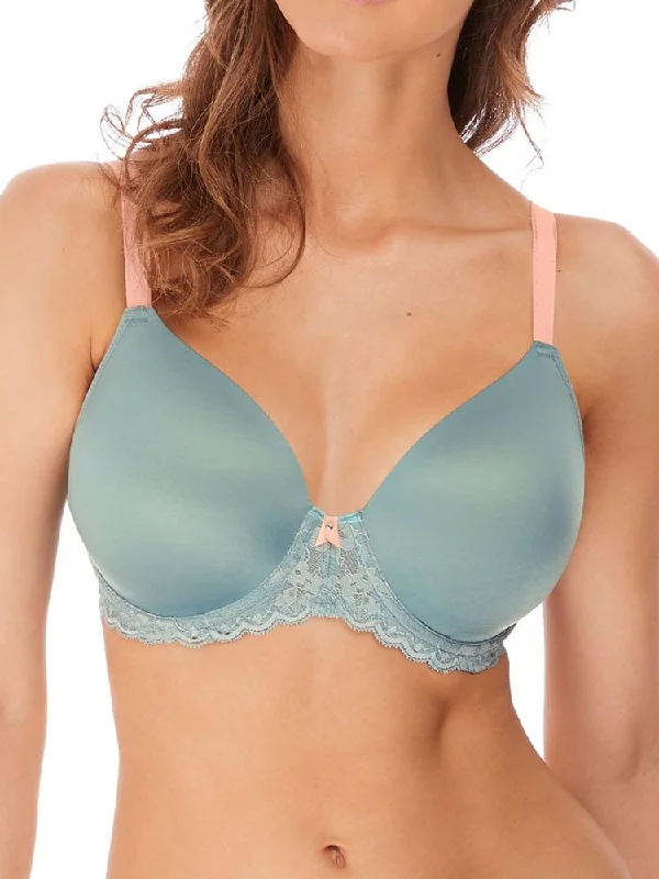 Can't Miss Offbeat Moulded Demi T-Shirt Bra - Earl Grey
