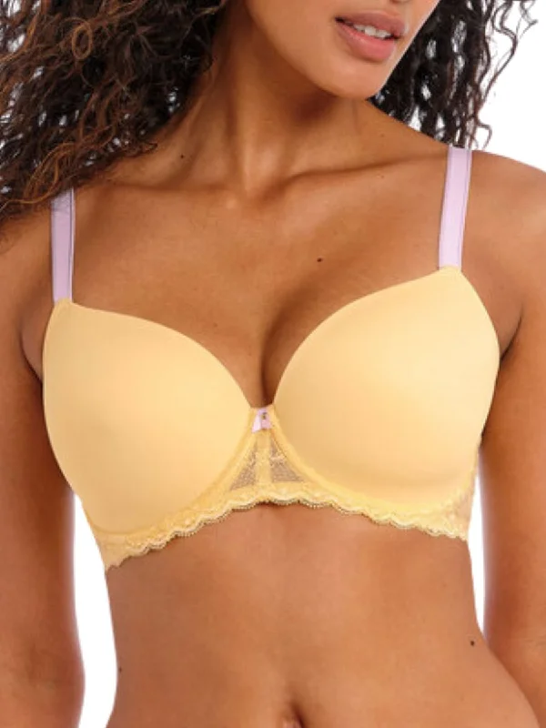 Loyalty Reward Offbeat Moulded Demi T-Shirt Bra - Lemon Fizz