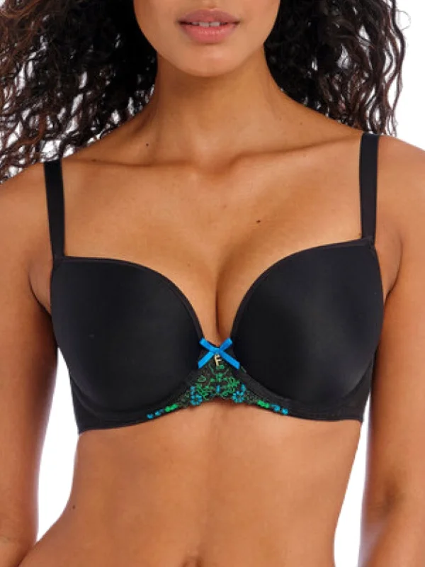 The Best Prices Show-off Moulded Plunge T-Shirt Bra - Black