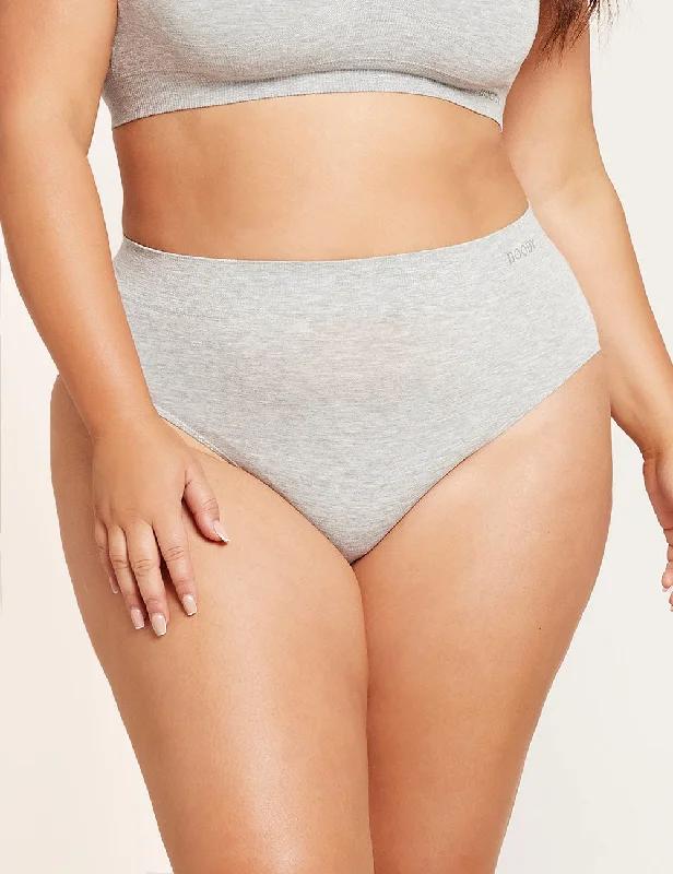 Exclusive Offers Full Briefs - Light Grey Marl