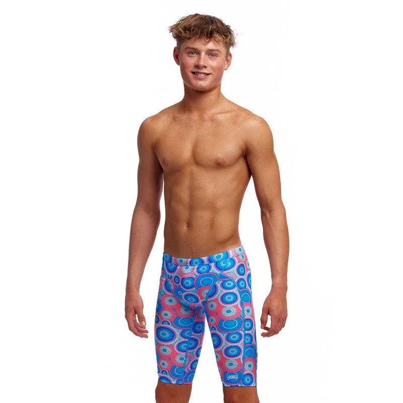 Savings Event Funky Trunks Boy's Training Jammers | Bundjalung Blue