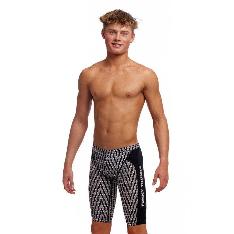 Midnight Sale Funky Trunks Boy's Training Jammers | Dark Night