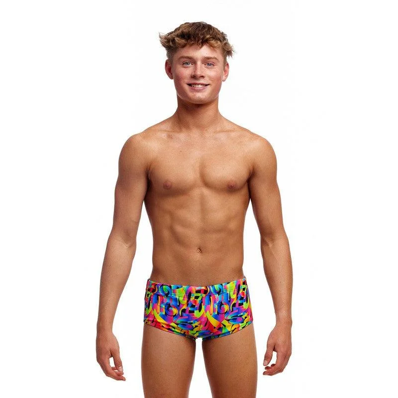 Instant Deal Funky Trunks Mens Sidewinder Trunks |Colour Funk