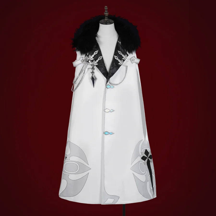 The Best Prices Genshin Impact Fatui Harbinger The Captain Il Capitano Cape Cosplay Costume C07577 A The Best Prices Genshin Impact Fatui Harbinger The Captain Il Capitano Cape Cosplay Costume C07577 A