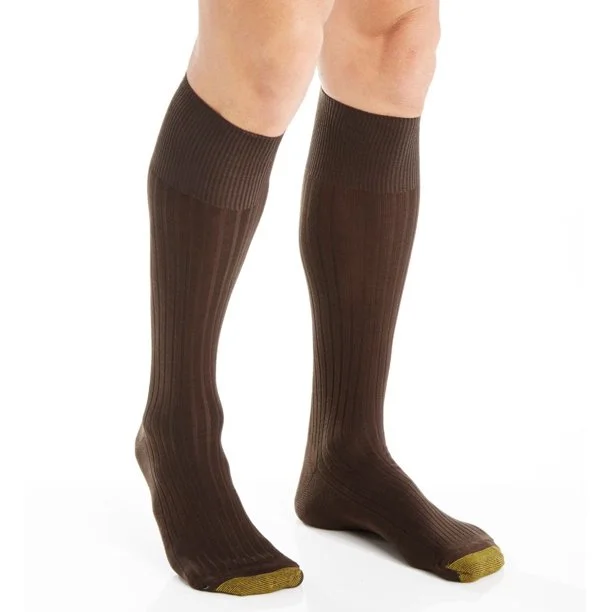 Exclusive Offer GOLD TOE 794H CANTERBURY OVER THE CALF  MEN'S SOCKS 3 PACK
