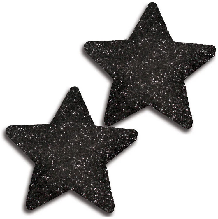 Crazy Deals iCollection Glitter Black Star Pasties 31525