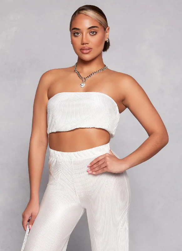Deal of the Day Plisse Tube Top