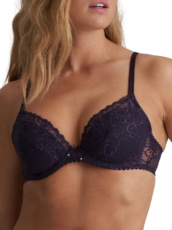 Stock Clearance Jane Push Up Bra - Amethyst