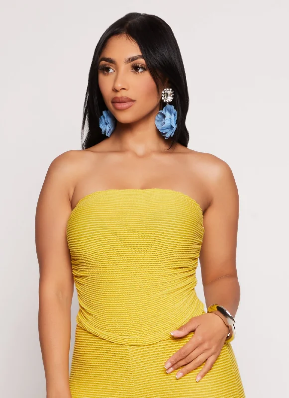 Unbeatable Prices Textured Rib Knit Tube Top