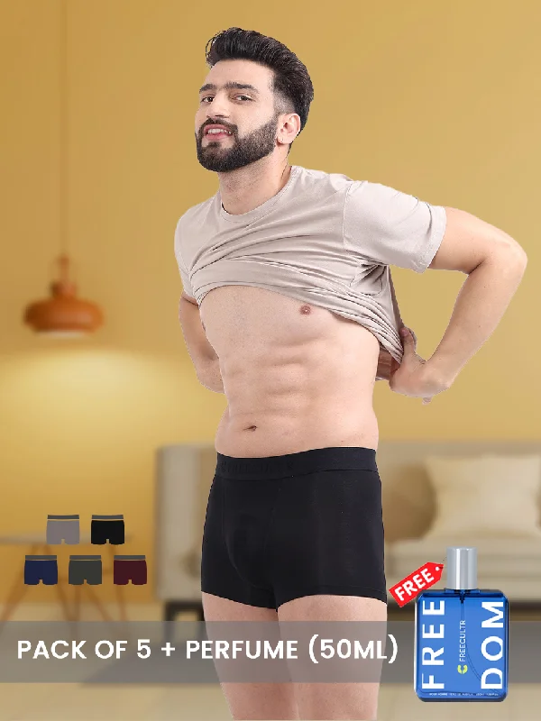 New Deal Men's Anti-Bacterial Micro Modal Trunk (Pack of 5)