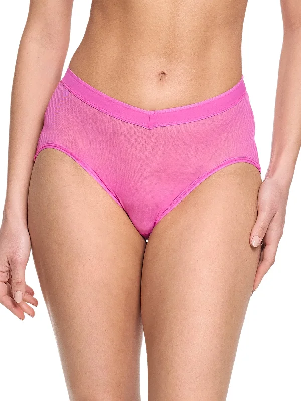 Deal of the Day Mesh French Brief Berry Burst Pink