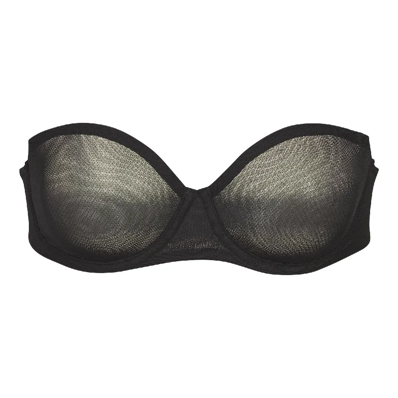 Exclusive Savings MESH STRAPLESS BRA | ONYX