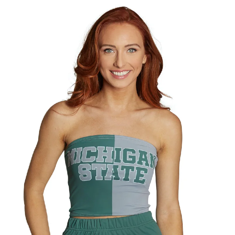 Markdown Madness Michigan State Two Tone Tube Top