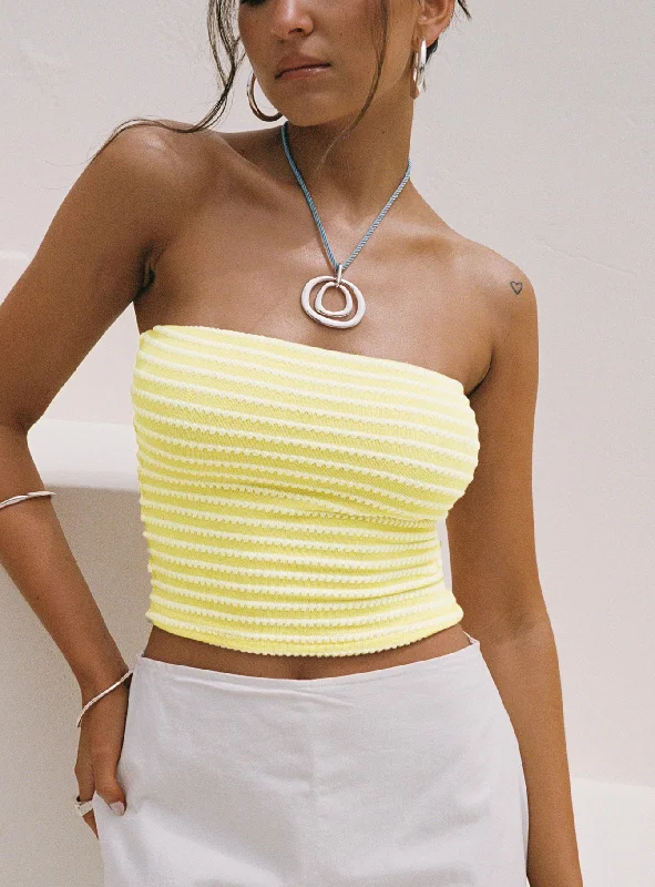 Best Seller Millert Tube Top Yellow