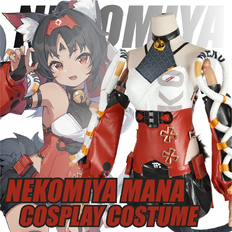 Hurry In Nekomiya Mana Cosplay Costume, Custom Size Costume AdoreHomeStudio™