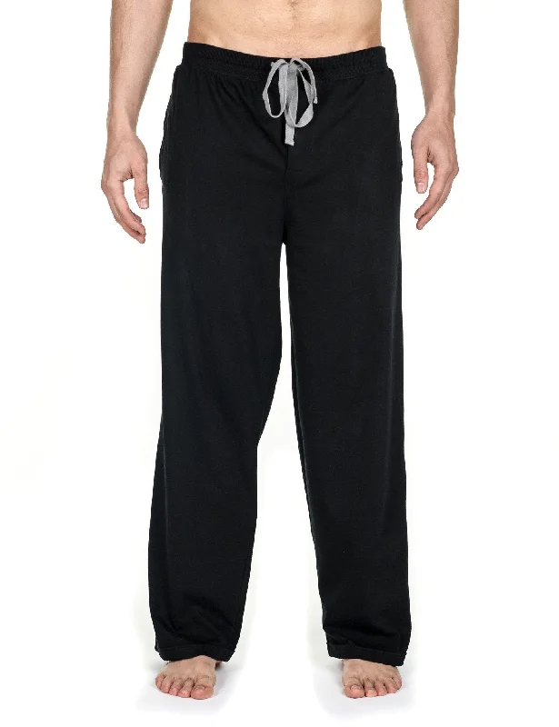 Men's Premium Knit Lounge/Sleep Pants - Black