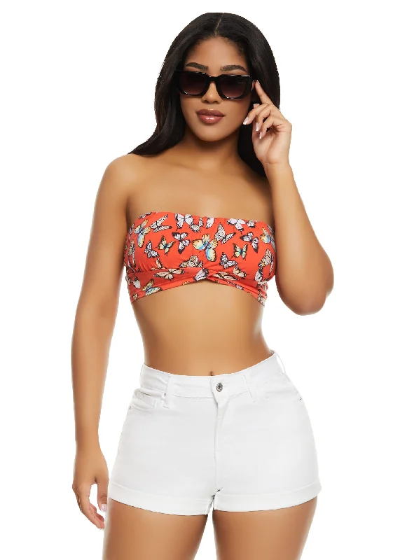 Don't Wait Almost Famous Printed Tube Top