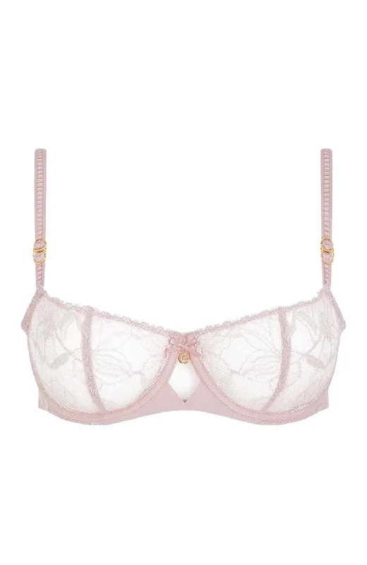 Closeout Orchids Half-Cup Balcony Bra