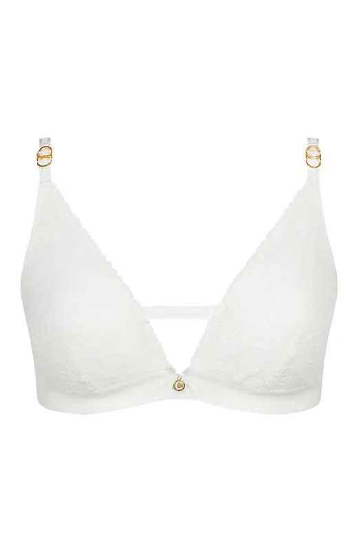 Warehouse Sale Orchids Wirefree Triangle Bra