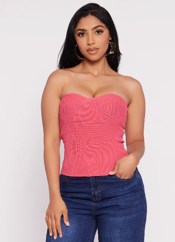 Warehouse Sale Basic Knit Tube Top