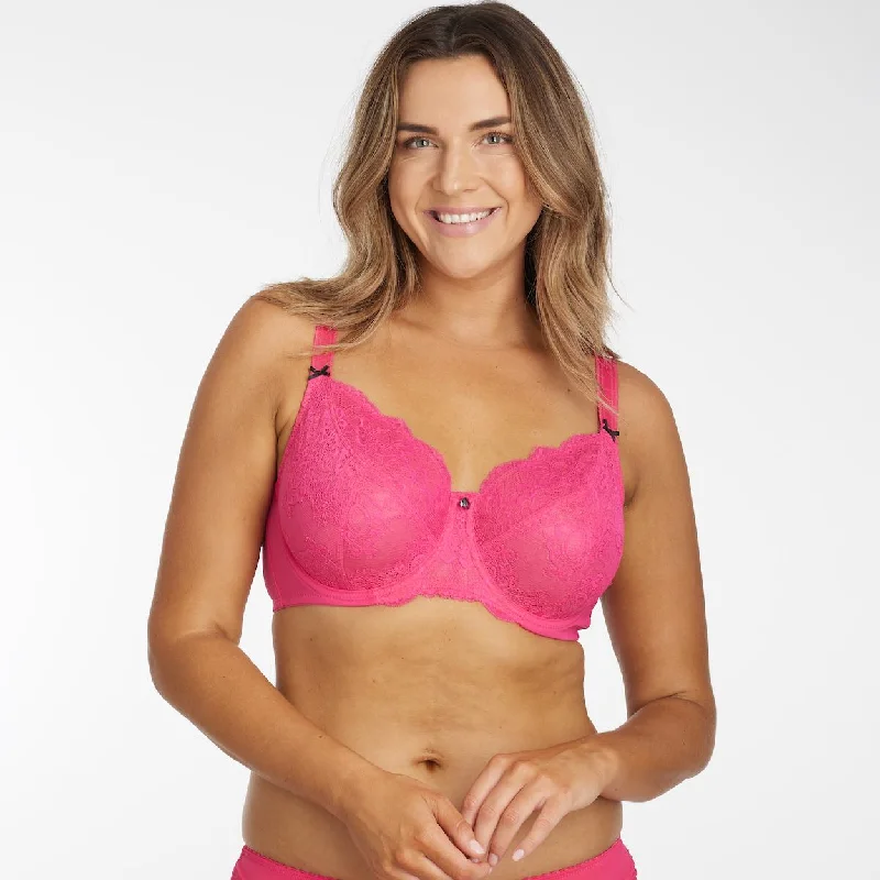 Act Now Baroque Lace Full Cup Bra - Briar Rose
