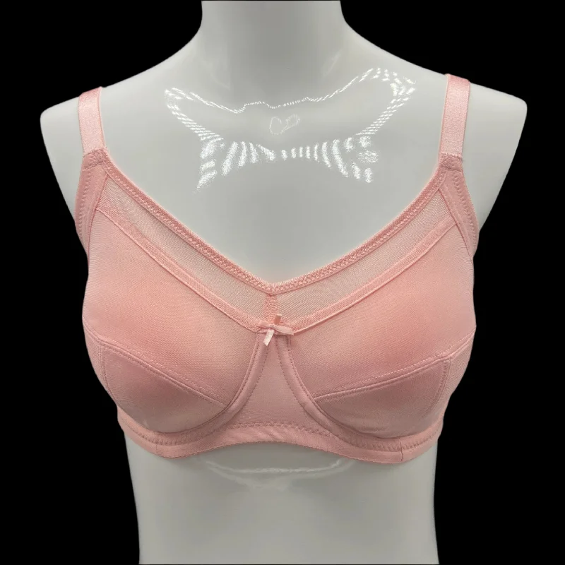 Weekend Discounts to Enjoy Losha Quattro Plus Support Full-Coverage Wired Bra With Side Shaping Panels-QUARTZ PINK