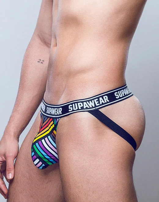 Extra Savings POW Jockstrap Underwear - Rainbow