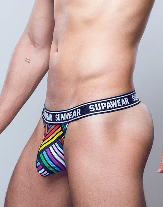 Weekend Offers That Excite POW Thong Underwear - Rainbow