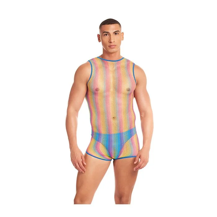 Year-End Deals Pride Star Mesh Singlet 2 pc Set