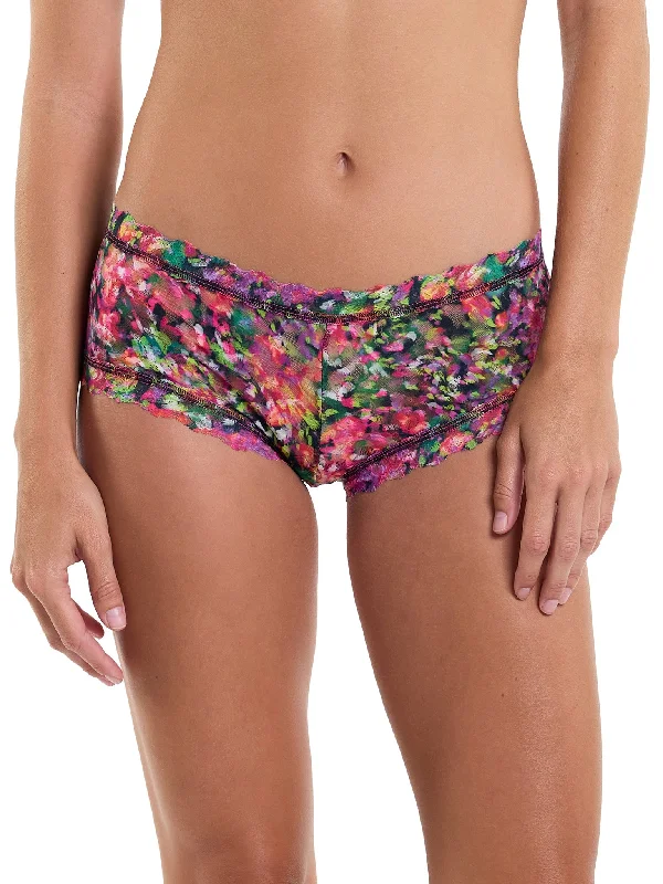 Huge Savings Printed Signature Lace Boyshort Celebration