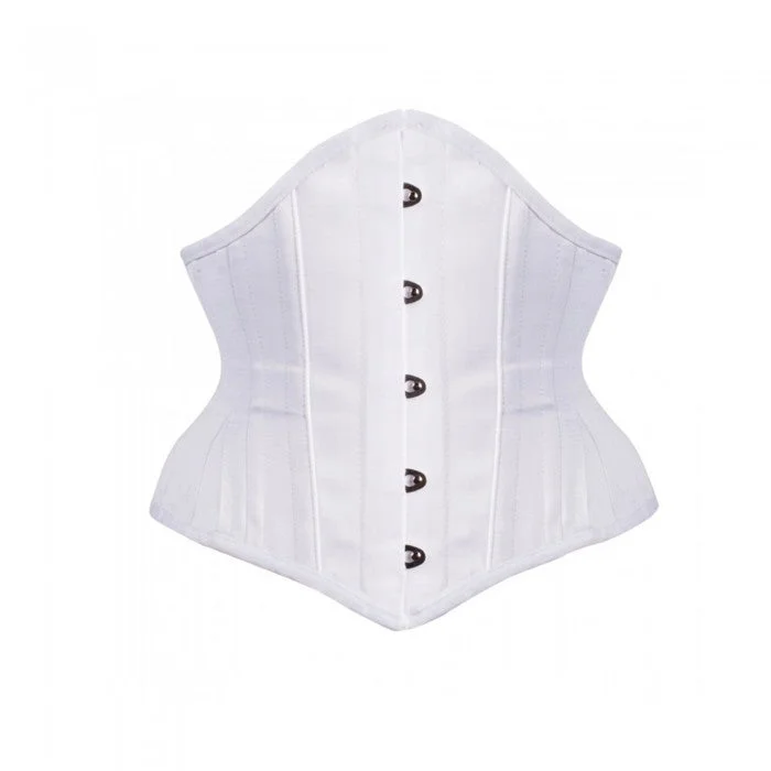 Weekend Deals You Can't Resist Riley White Waist Training Waspie Underbust