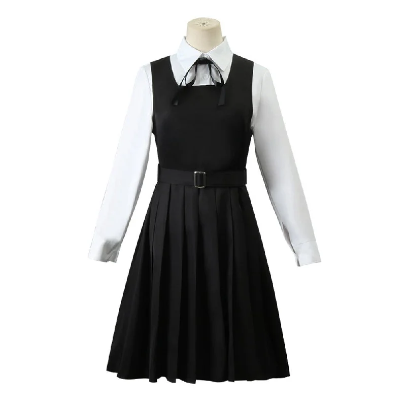 Today Only Rulercosplay Anime Chainsaw Man Mitaka Asa Black uniform Dress Cosplay Costume Today Only Rulercosplay Anime Chainsaw Man Mitaka Asa Black uniform Dress Cosplay Costume
