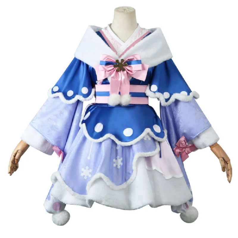 Act Fast Rulercosplay Vocaloid Hatsune 2023 Snow MIKU Blue Dress Cosplay Costume