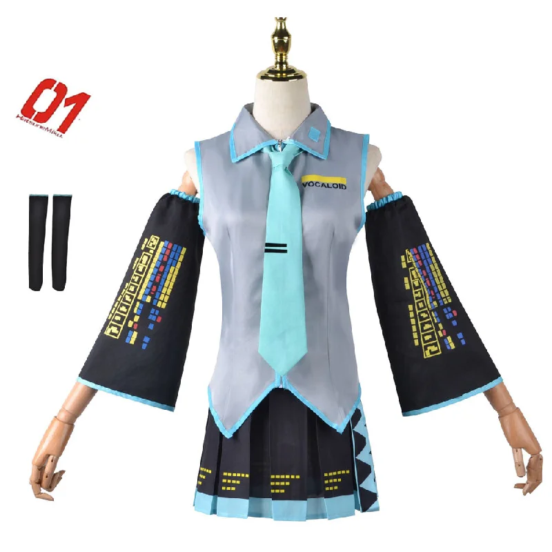 Value Deals Rulercosplay Vocaloid Miku Large Size Cosplay Costume