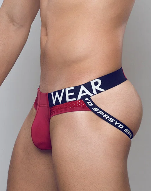 Weekend Bargains Just for You SPR Max Jockstrap Underwear - Redbud