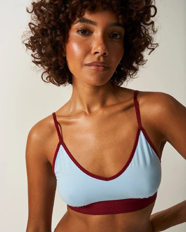 Price Meltdown T-Shirt Bra - Aruba Blue and Rouge