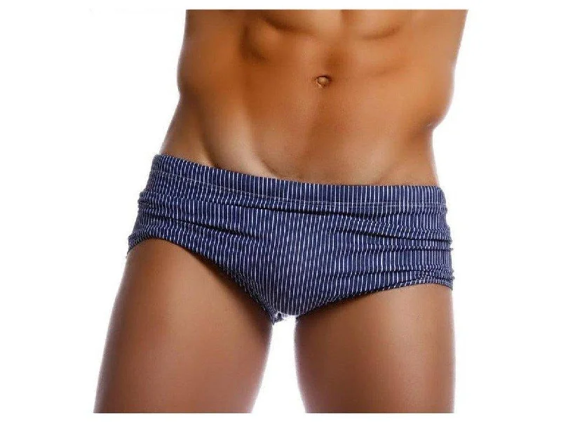 Instant Savings Gay Swim Trunks | TADDLEE Swimwear Sexy Stripe Swim Trunks